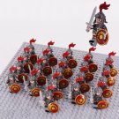 21pcs Greek heavy infantry ancient Greek Set Minifigures Block Toys