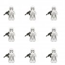 9pcs New Flametrooper Star Wars 2023 Minifigures Block Toys