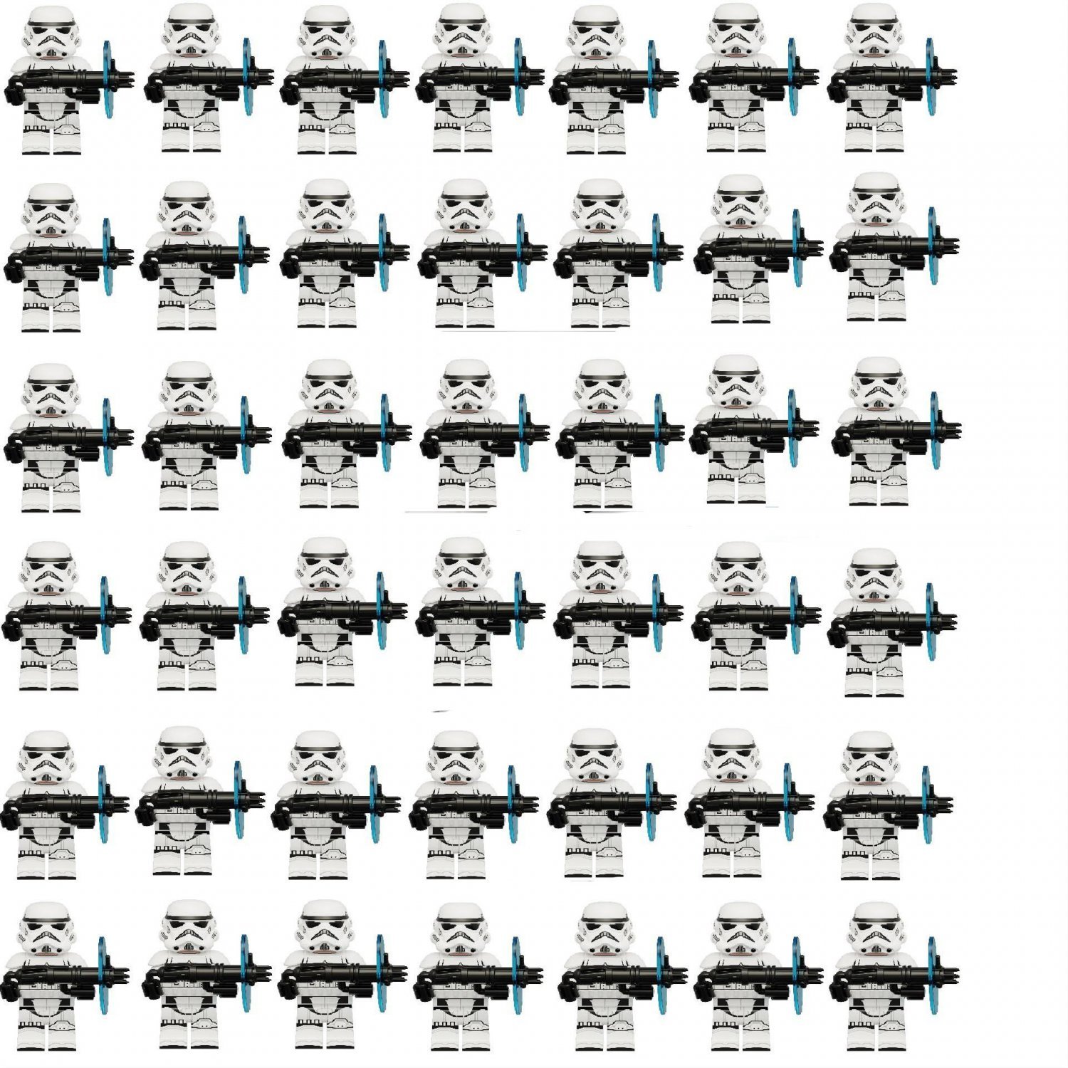 42pcs Ieavy Assault Trooper Star Wars Republic Commando Set Minifigures Toys