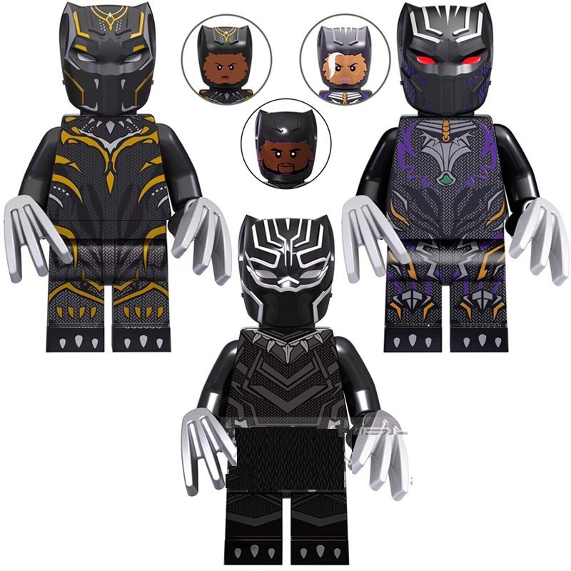 3pcs Heavy Shuri Woman Black Panther Black Panther 2 Minifigures Block Toys