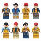 City Builder Electrician 2023 City Set Minifigures Block Toys