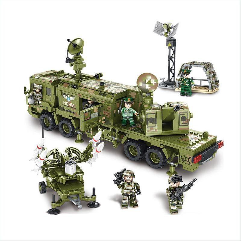 Anti-missile system Heavy Equipment Modern Military Sets Minifigures Block Toys