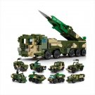 8in1 Dong Feng 17 Guided Missile Soldier Military Sets Minifigures Block Toys
