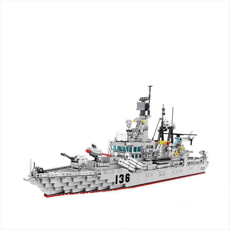 Navy Type 056 Corvette Missile Frigate Soldier Modern Military Sets Minifigures