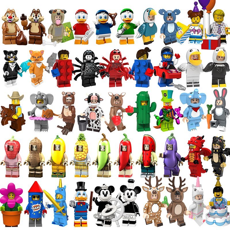 2023 Comic Fruit 2023 Minifigures Block Toys