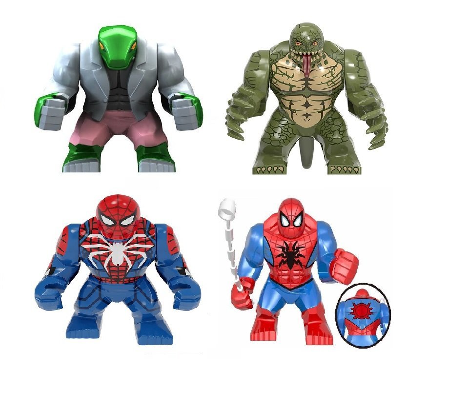 Big Lizard VS Amazing Spider-Man Spider-Man 2023 Minifigures Block Toys