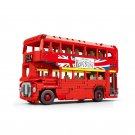 UK Double-Deck Bus City Set Minifigures Block Toys