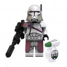 The Clone War Commander Bacara Minifigures Block Toys