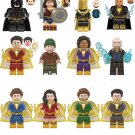 Shazam Family Black Adam Justice League Shazam Fury of the Gods Set Minifigures