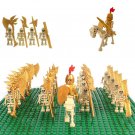 21 Best Gold Skull Medieval Knight Medieval Europe Set Minifigures Block Toys