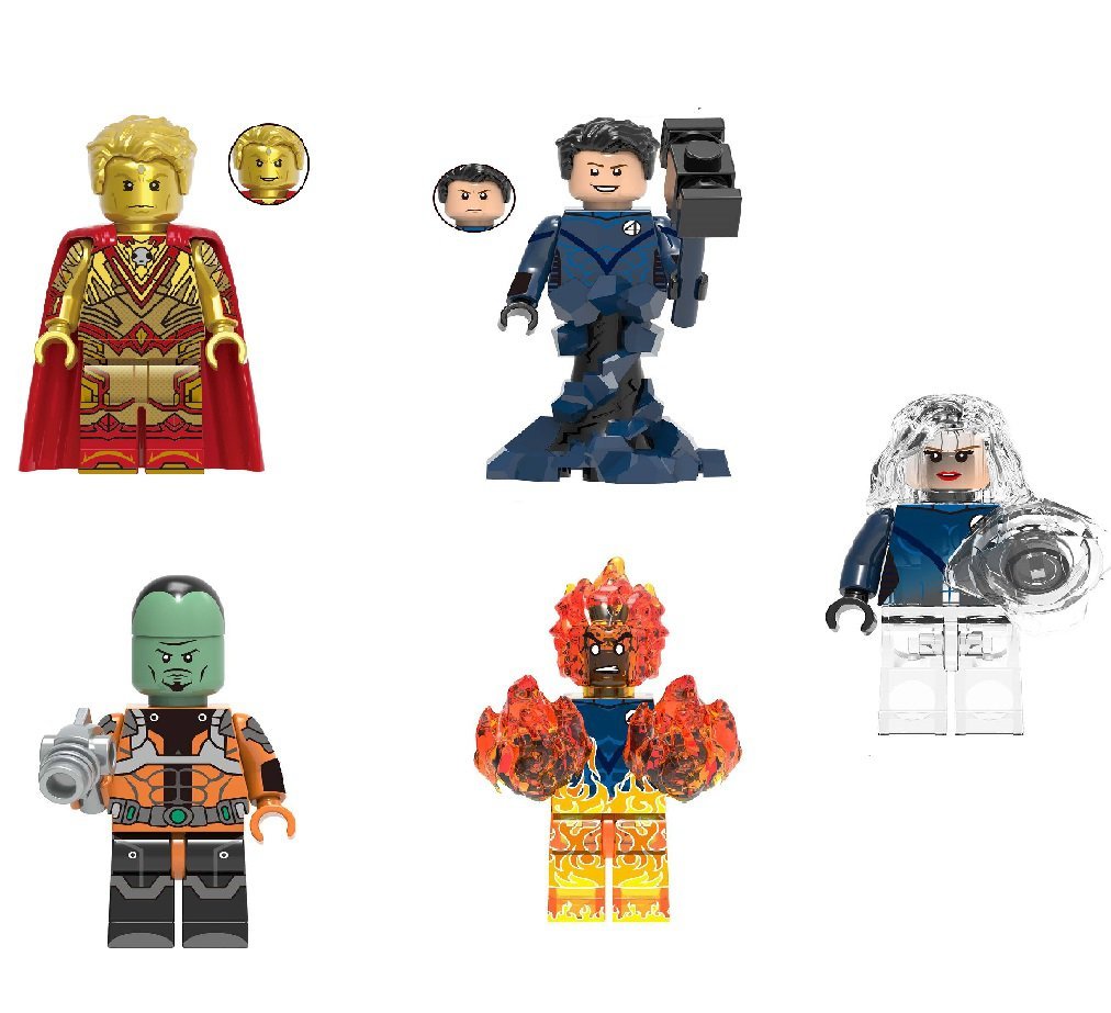 Adam Warlock vs. Fantastic Four New Super Heroes Set Minifigures Block Toys