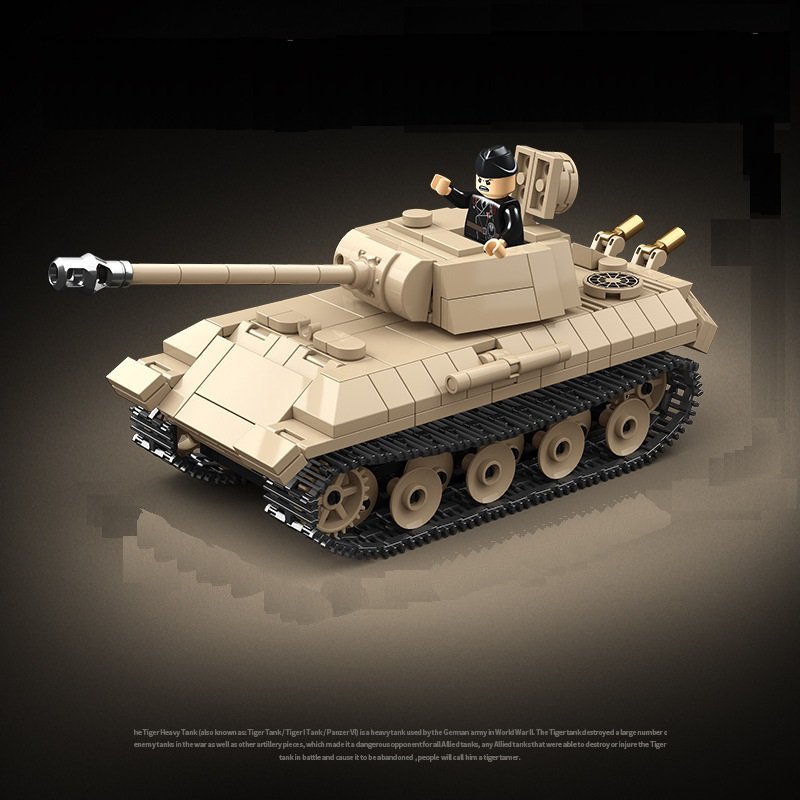 Medium Tank Panther Tank WW2 Tank Set Minifigures Block Toys