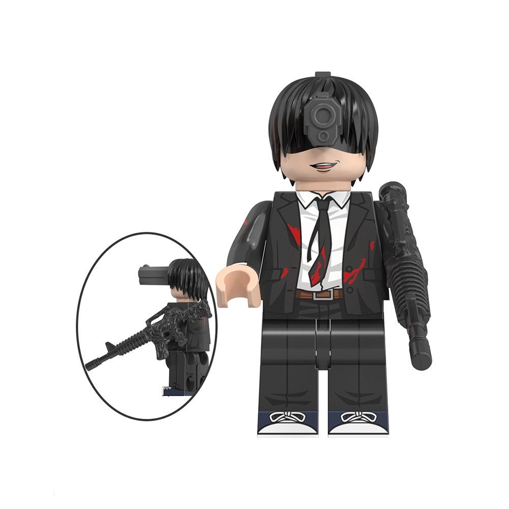 Gun Devil Denji Minifigures Block Toys