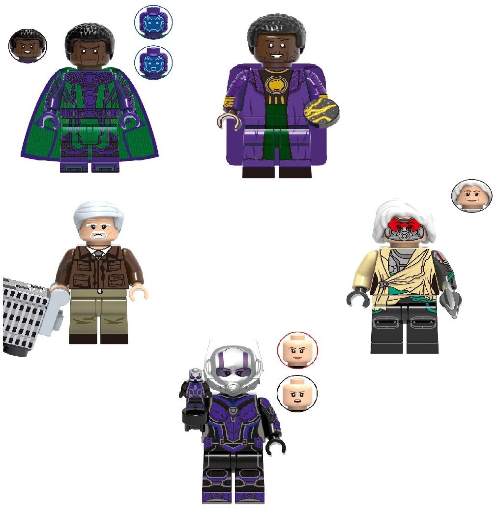 Kang the Conqueror Cassie Lang Janet van Dyne Ant-Man 3 Set Minifigures