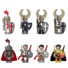 Battle priest Patron Knight Golden Knight Medieval Knights Set Minifigures Toys