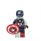 Zombie Captain America Avengers Studios Minifigures Block Toys
