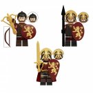 Crossbowman Pikeman Armorknight Ancient Rome Set Minifigures Block Toys