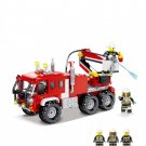 Airport Crash Fire Vehicle Fireman Aircraft Rescue Sets Minifigures Block Toys