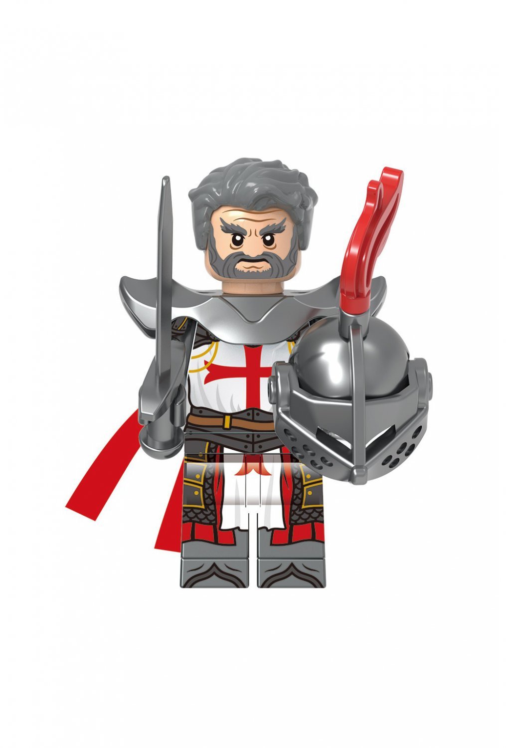 Temple Knight Medieval Knight Minifigures Block Toys