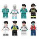 Infectious Disease Hospital Doctor City Hospital Sets Minifigures Block Toys