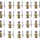 28pcs House of Lancaster Soldier Wars of the Roses Set Minifigures Block Toys