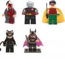Hush Robin Catwoman Batgirl Batman Gotham Set Minifigures Block Toys