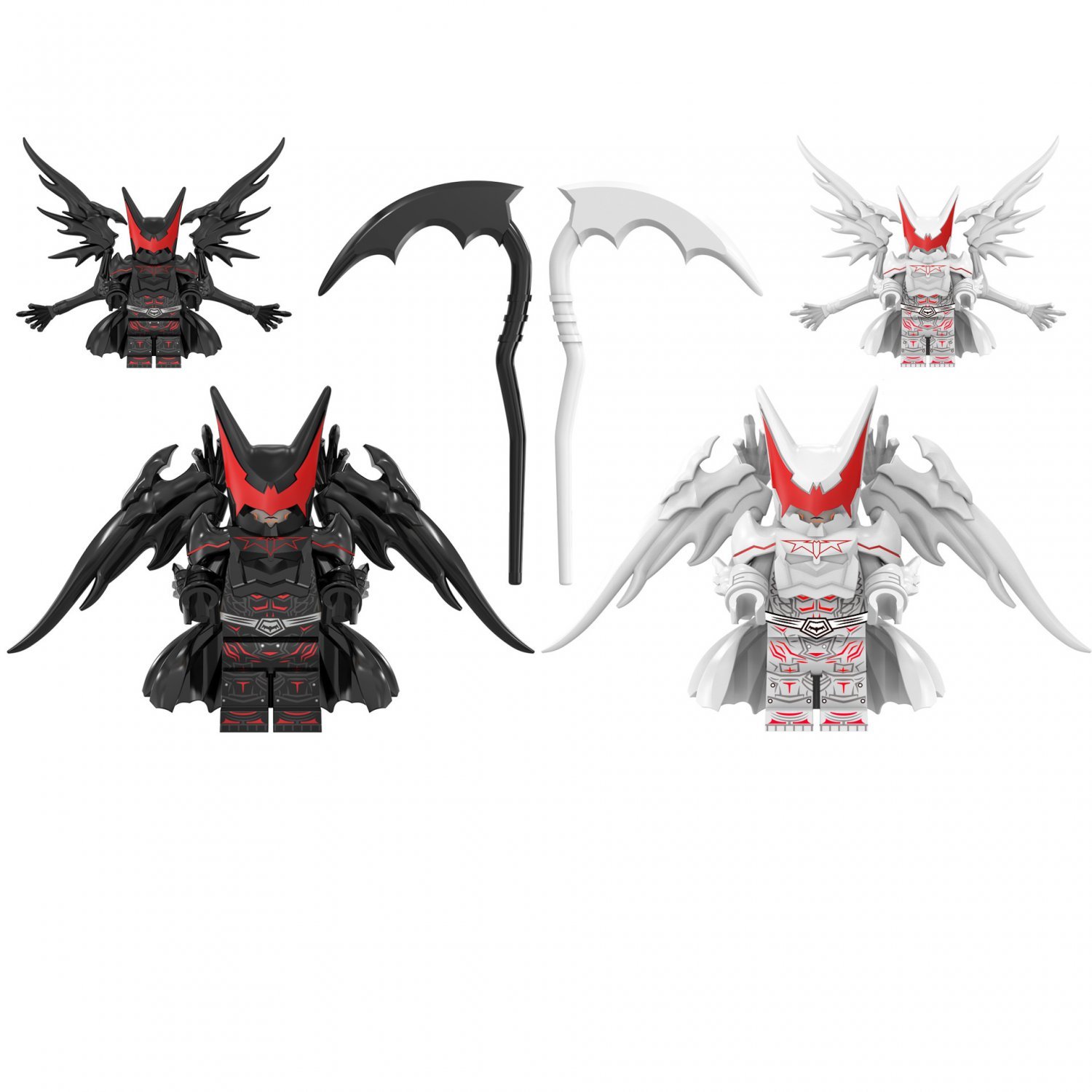 2 Best Hellbat Batman movie Set Minifigures Block Toys