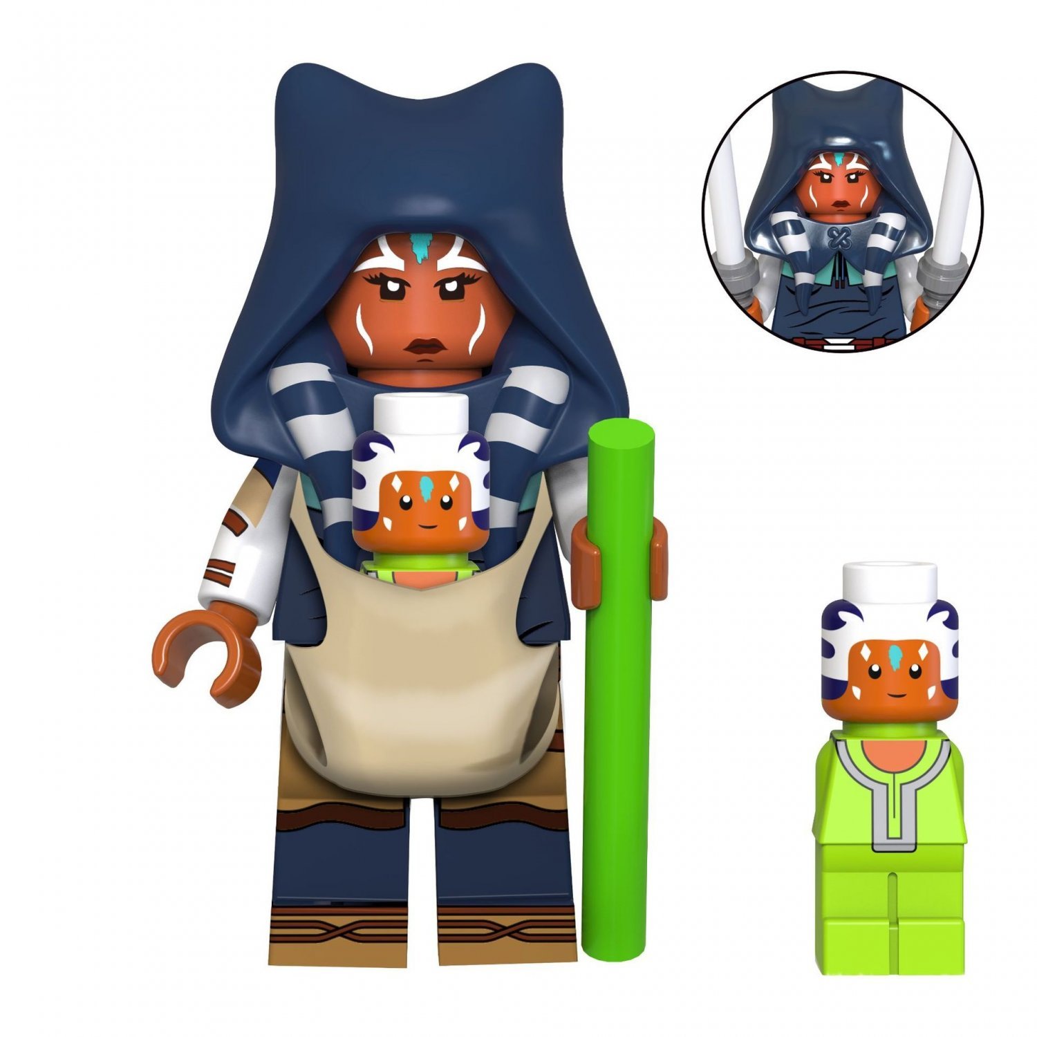 Ahsoka Baby Ahsoka Star Wars Comic Minifigures Block Toys