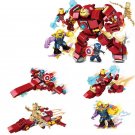 4in1 The Avengers Hulkbuster VS Thanos Avengers Sets Minifigures Block Toys