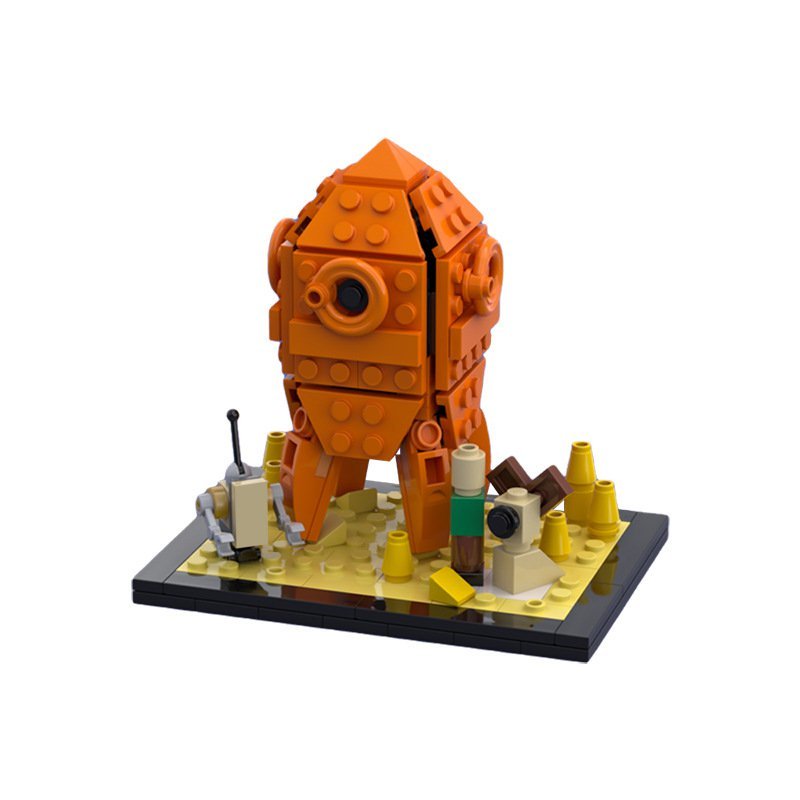 Wallace & Gromit: A Grand Day Out rocket Minifigures Block Toys