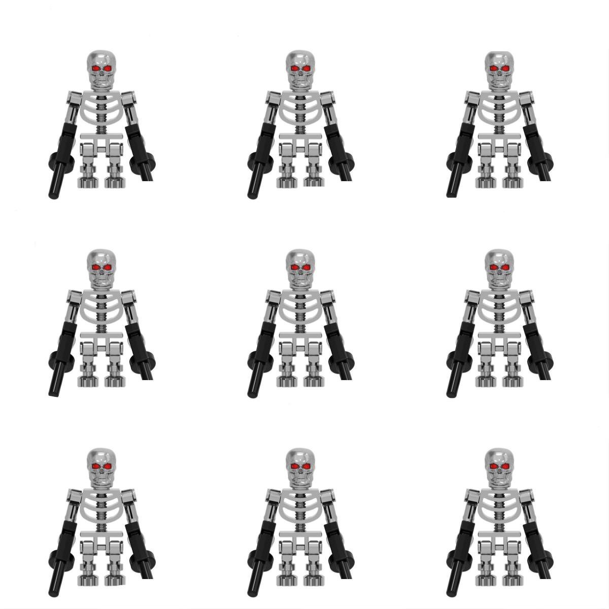 9pcs The Terminator T800 Terminator 2 Set Minifigures Block Toys