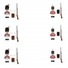 Swiss Grenadier VS British Fusilier European War Sets Minifigures Block Toys
