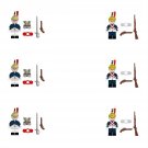 French Cuirassier VS Dutch Dragoon European War Sets Minifigures Block Toys