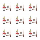 9pcs Spanish Cuirasier European Seven Years War Sets Minifigures Block Toys