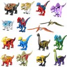 16pcs Colourful Dinosaur Jurassic World 2022 Minifigures Block Toys