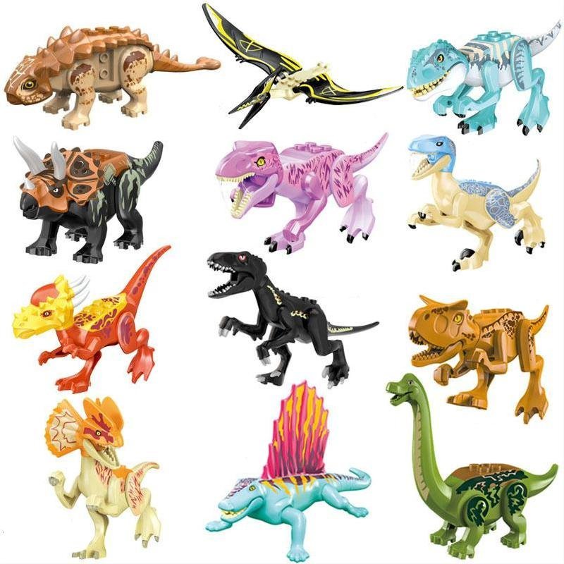 Anky losauru Indominus Rex Carnotaurus Jurassic World Dinosaur Minifigures Toys