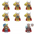 8pcs Beta Ray Bill Thor Jane Foster Thor 2022 Minifigures Block Toys