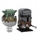 The Mandalorian Grogu BrickHeadz The Mandalorian Season 3 Set Minifigures Toys