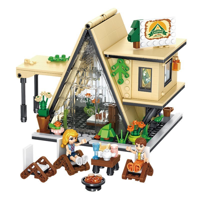 Girls Ultimate Camper Nature Glamping Friends Sets Minifigures Block Toys