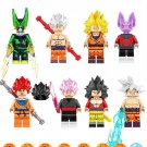Goku Black Cell Disupo Son Goku Dragon Ball Z Set Minifigures Block Toys