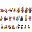 24pcs Comic Con 2022 Character Christmas Decorations Set Minifigures Block Toys