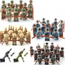 Soviet America army VS German Italy Army WW2 Military Set Minifigures Block Toys