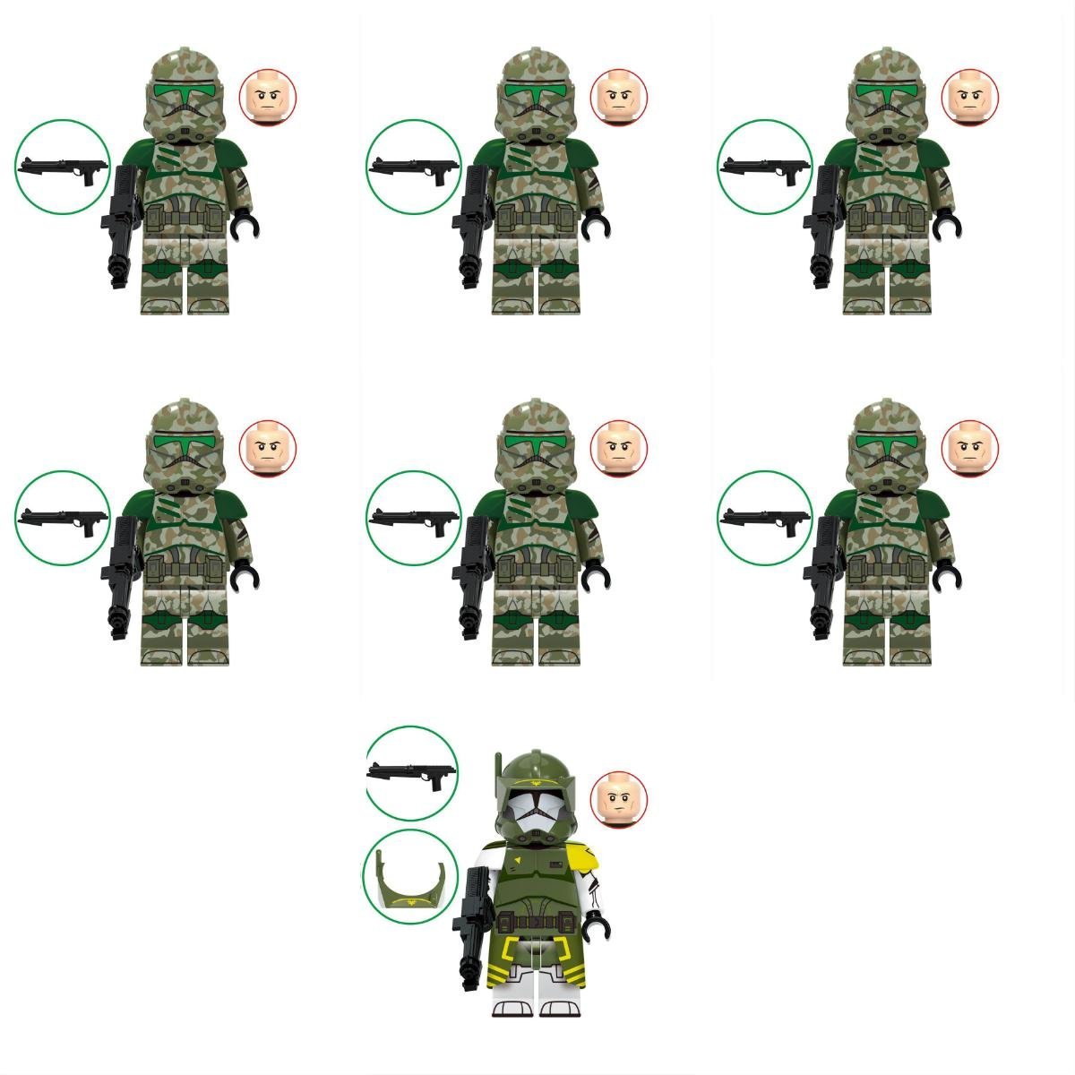 Commander Doom 41st Ranger Platoon Star Wars Set Minifigures Block Toys