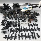Special Police Raids Helicopter Jeep Lgeo City Undercover Set Minifigures Toys