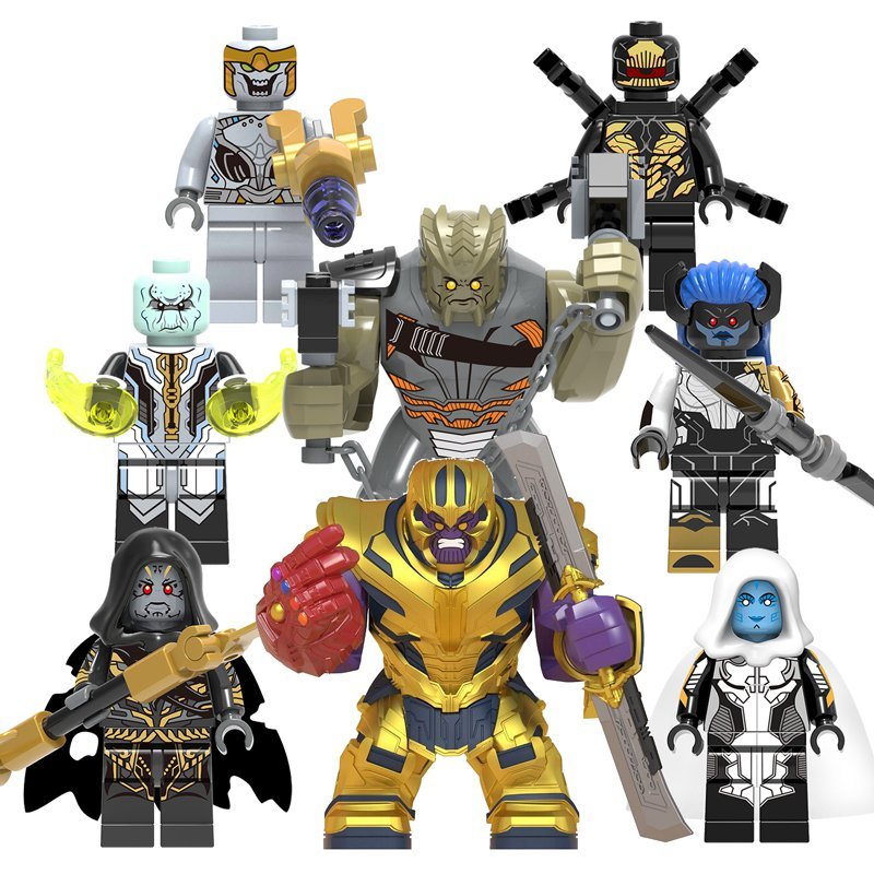 Thanos under Group Super Heroes Sets Minifigures Block Toys