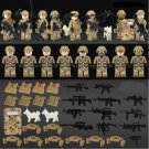 Desert SWAT Action Squad Anti-terrorism Set Minifigures Block Toys