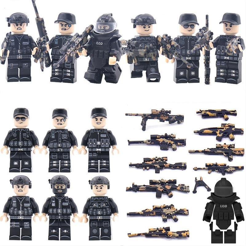 The Hurt Locker Specia Force military Set Minifigures Block Toys