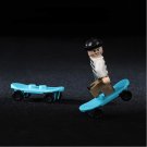 Skateboard boy City Sets Minifigures Block Toys