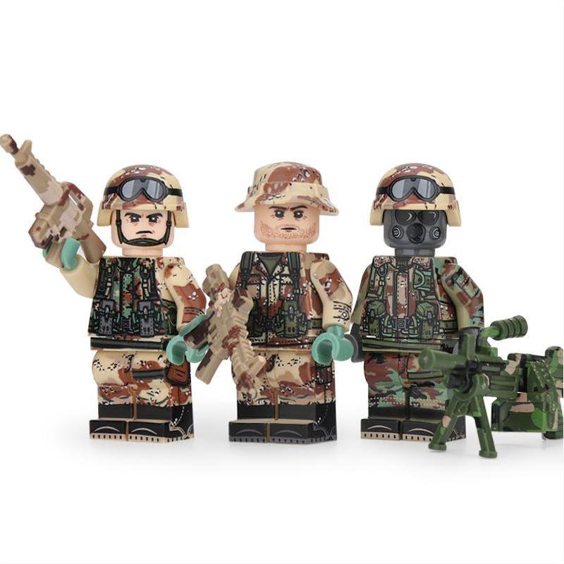 Antichemical Warfare Corps Specia Force Military Sets Minifigures Block Toys