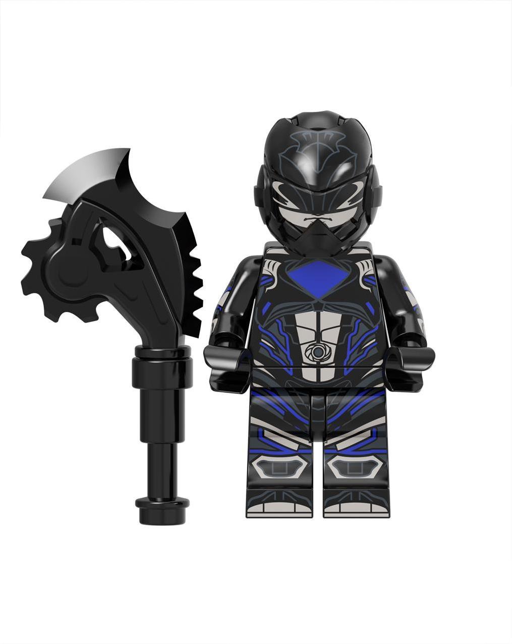 Soldier in Black Power Rangers Minifigures Block Toys